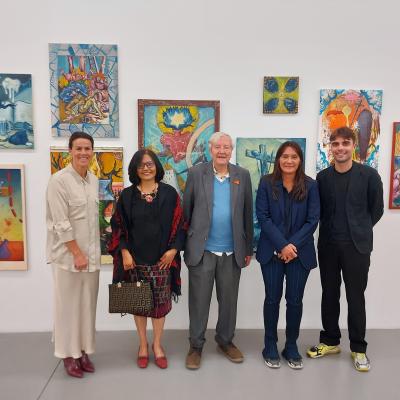 Filipino Artist Manuel Ocampo At Station Gallery