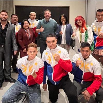 Philippine Team At Hex Fight Series 2